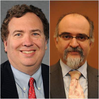 The Washington Institute for Near East Policy fellows David Makovsky and Ghaith al-Omari.