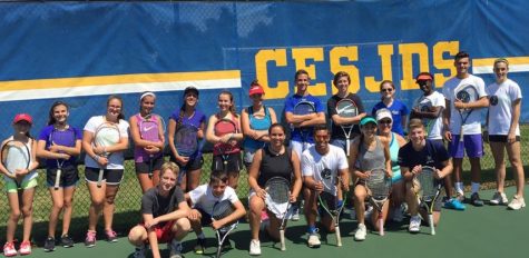Serving Israel: Tennis team practices with Israeli youth organization
