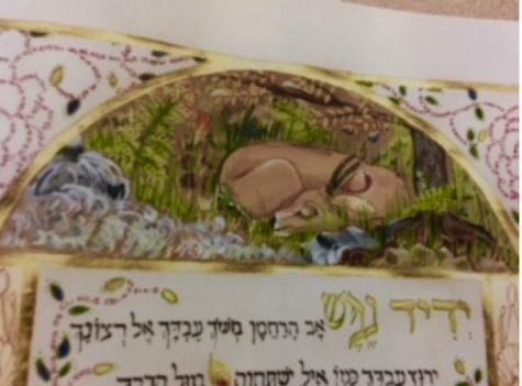 When art and literature come together: Artist Debra Band visits middle school English class