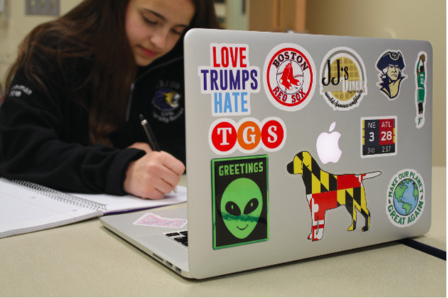 Self-expression sticks to laptops