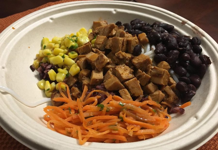 Bibibop serves tasty Korean-style food at low prices. Its diverse menu gives customers multiple ways to build their bowls, including purple rice and kimchee.
