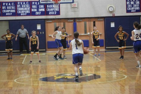 Middle school girls basketball defeats Kendall