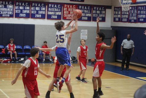 Middle school boys astound in dominating win against WIS