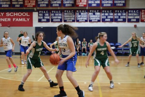 Middle school girls take command of the court