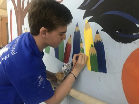 Making of a mural