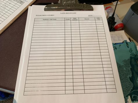 Late students caught signing in under fictitious names