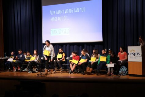 Two eighth-graders win JDS middle school spelling bee contest