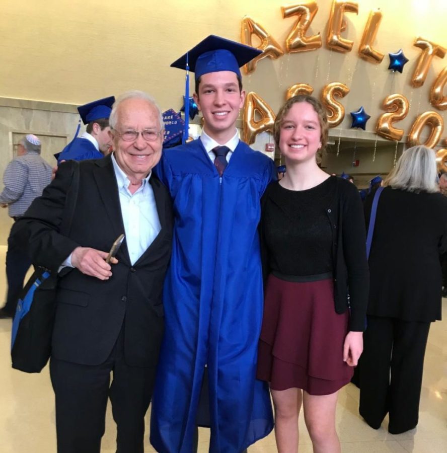 Lena+and+Isaac+Nadaner+appreciated+the+time+spent+with+their+grandfather+before+the+pandemic%2C+such+as+when+he+was+able+to+attend+Isaacs+graduation+in+Feb.+2020.+