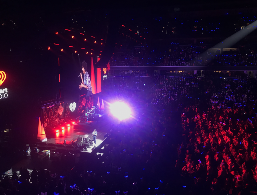 At iHeart Radio Jingle Ball, Tai Verdes performs to an ecstatic crowd.
