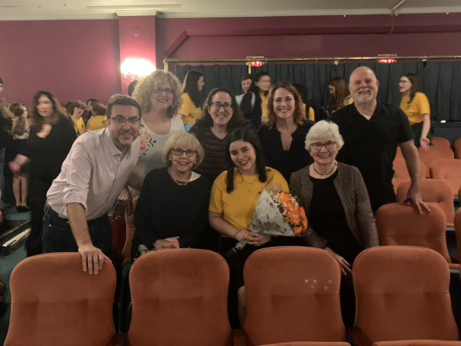 CESJDS faculty members came to the National Theater to support Shiri Cohen in the competition. 
