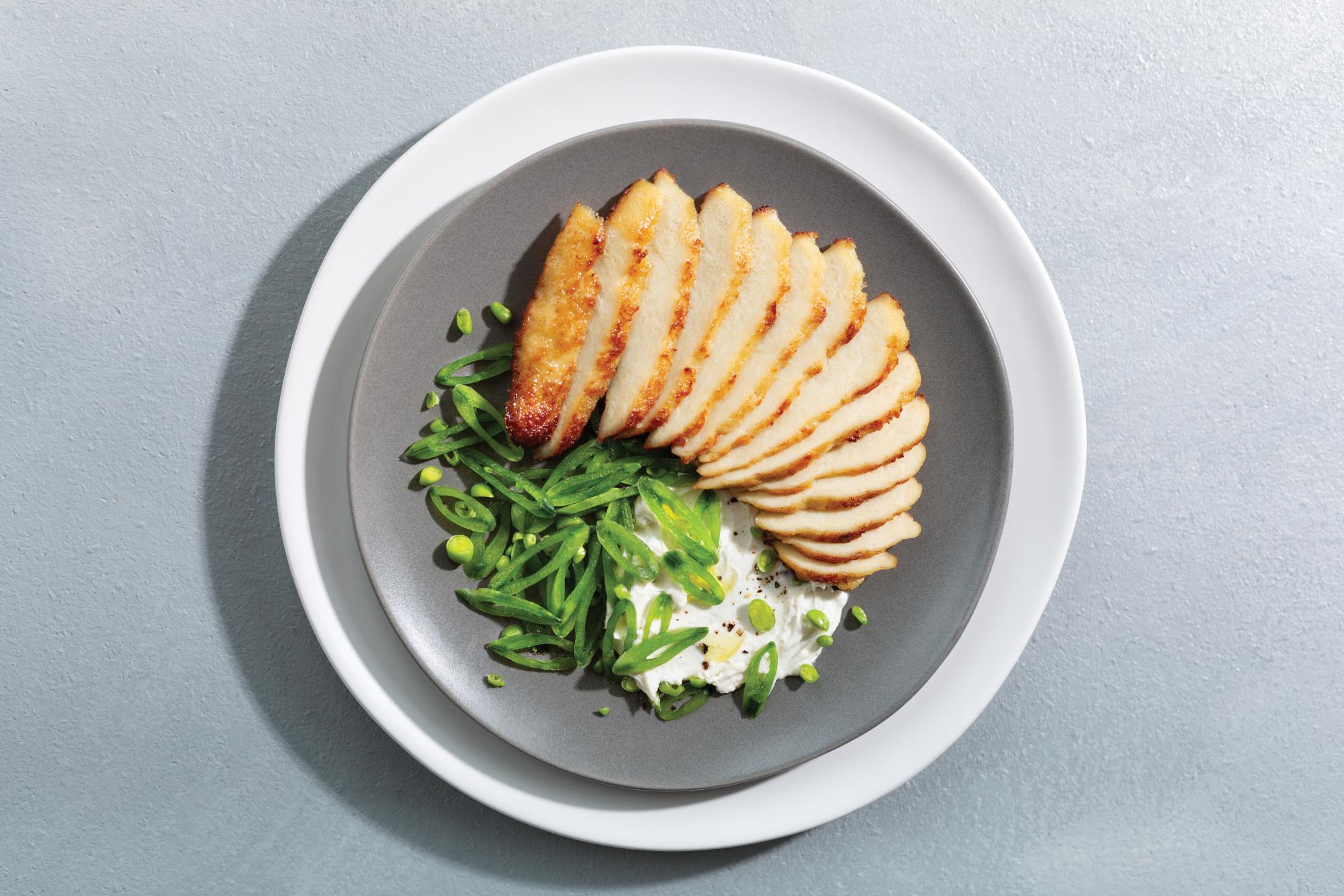 Chicken breasts are one of upside foods cultivated dishes. Photo by Upside Foods Press Kit. Used with permission.