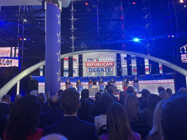 Seven candidates for the Republican nomination for President faced off on Sep. 27 at the Ronald Reagan Presidential Library in Simi Valley, California.
