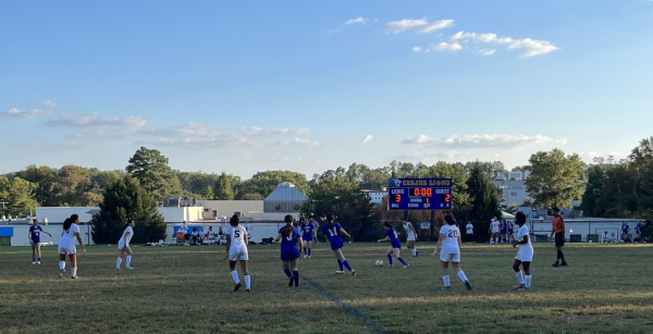 Girls varsity soccer takes on Spencerville in one of their final league games.