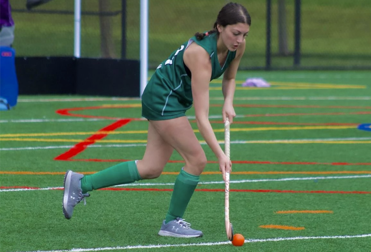 Senior Allison Polin has plays field hockey on a club team, similar to many other JDS students. 