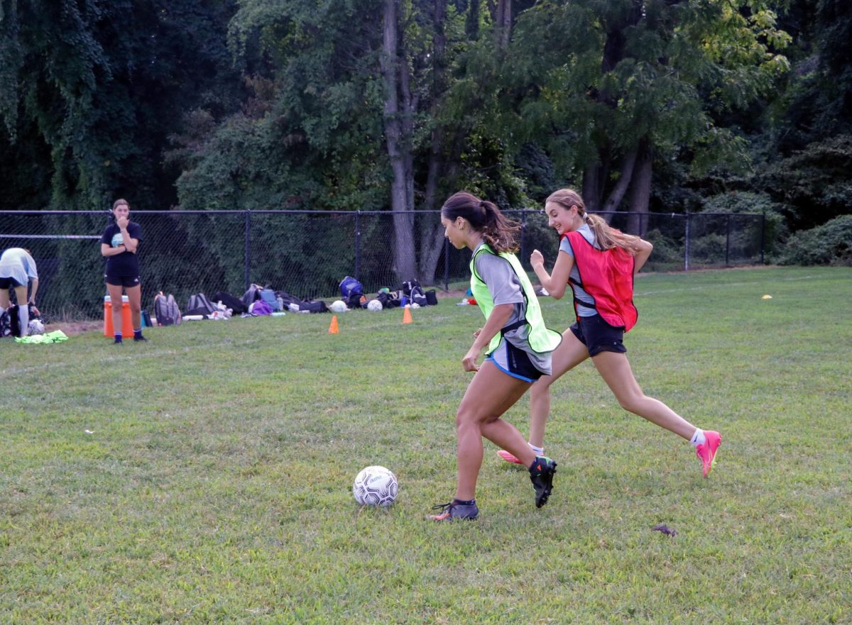 For many CESJDS students, sports teams provide an opportunity to be a part of a smaller community within the larger school. Senior Soleil Eschenlauer has been on the soccer team since the beginning of her high school experience. Eschenlauer remembers the older teammates who encouraged her in the sport throughout the years, and as a senior this year she is excited to do the same for younger players. “Being part of a team is a very meaningful aspect of this sport and it helps me support the younger athletes,” Eschenlauer said. “I can also share with them my experiences with soccer and school in general.”

