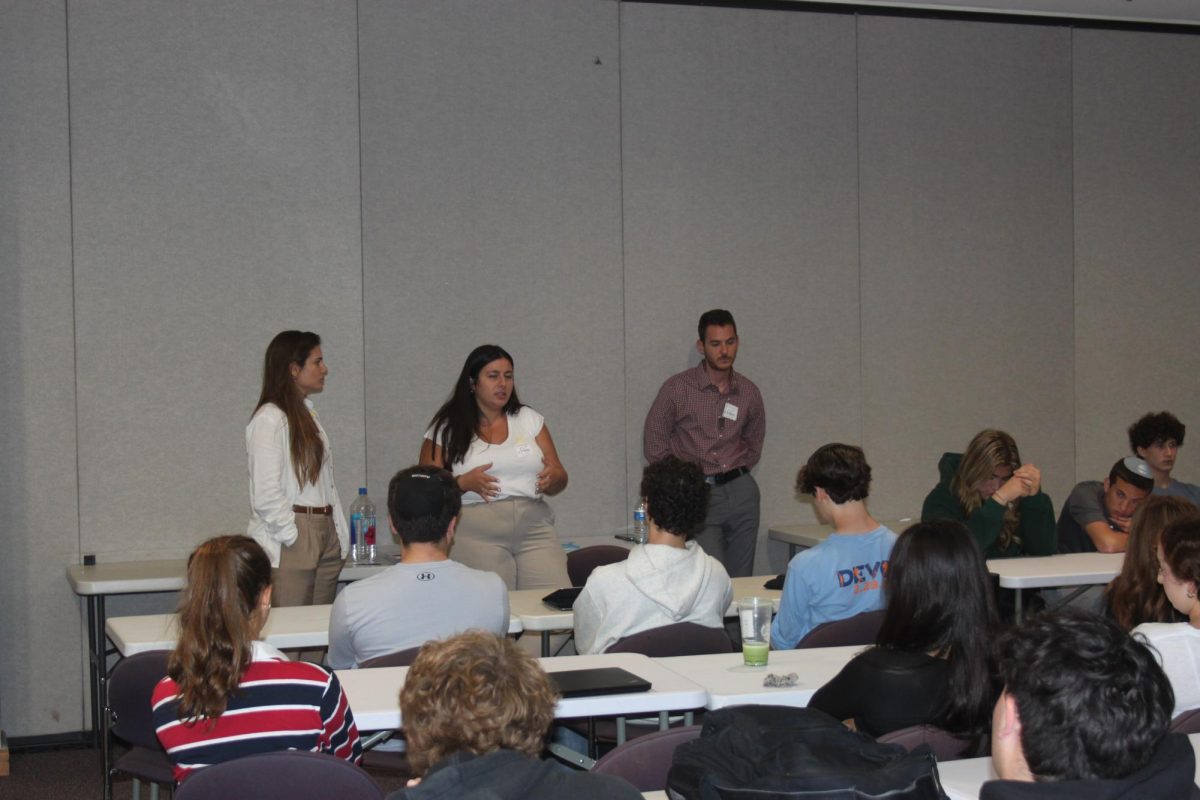 Representatives spoke to Hebrew classes on Monday on their experience in Israel in the past year during the Oct. 7 war.  