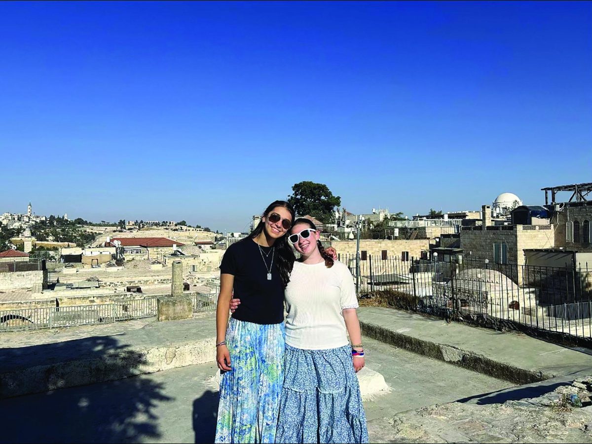 Seniors Shalvah Lazarus and Aliza Lesser spent the summer connecting with their Jewish identity around the world