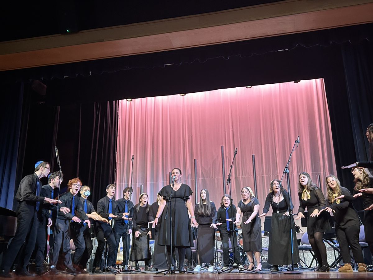 Shir Madness performs at the winter concert. 