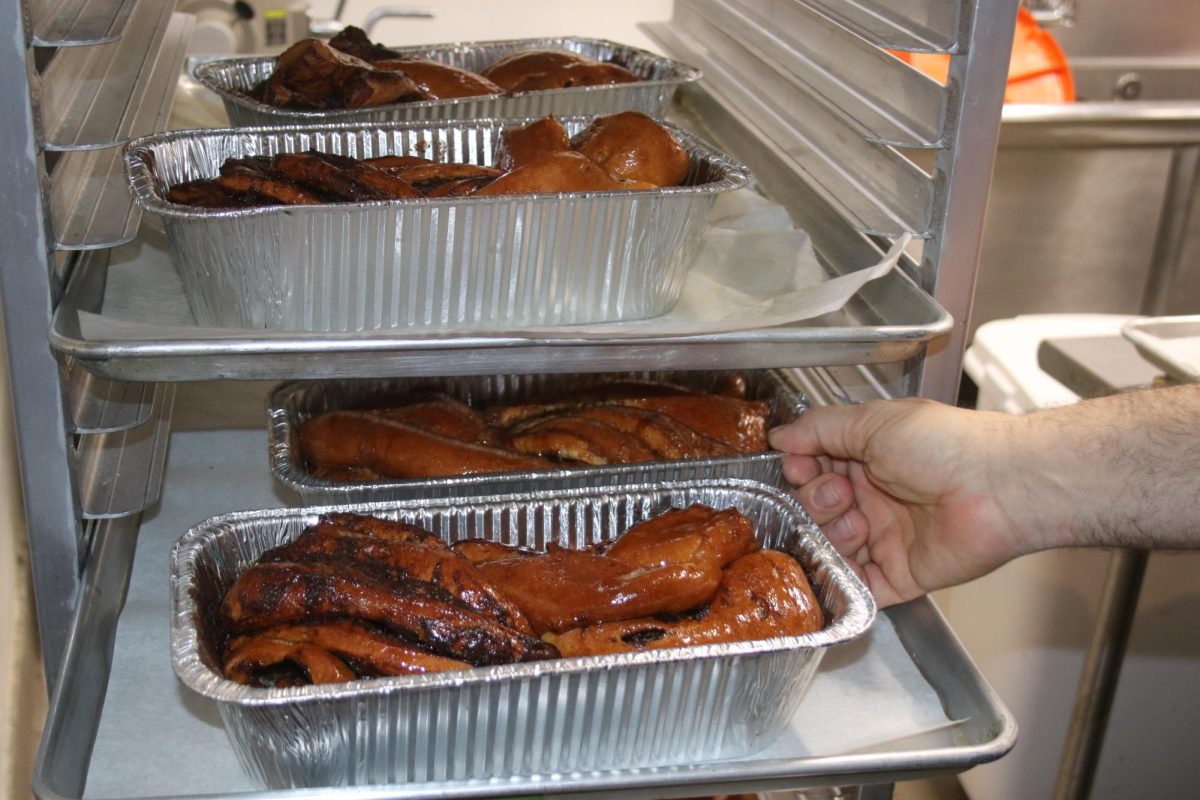 Challahs are baked fresh each week