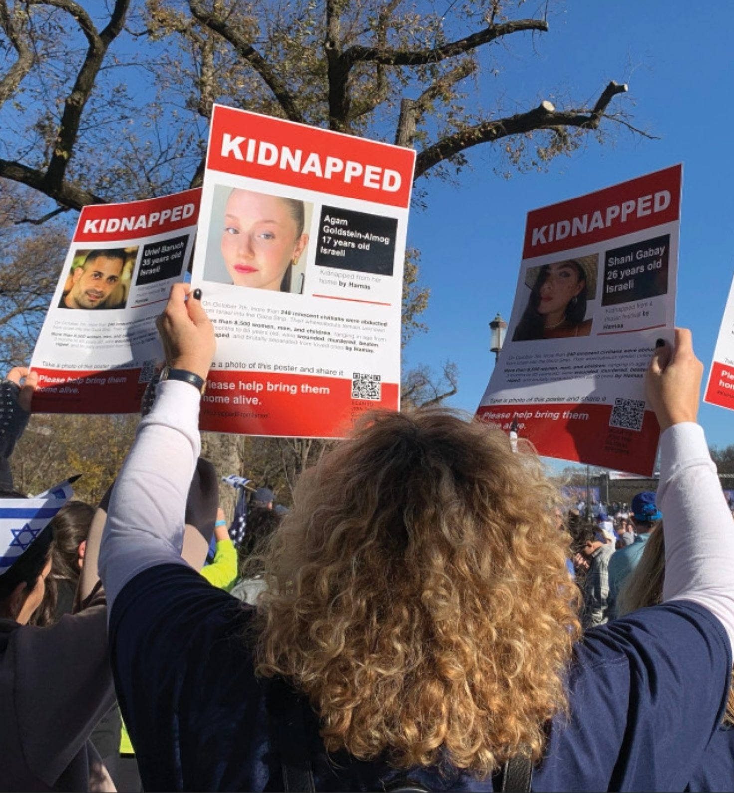 After the Oct. 7 terrorist attack, Jews from all over the country gathered at National Mall to spread awareness and commemorate the attack. 
