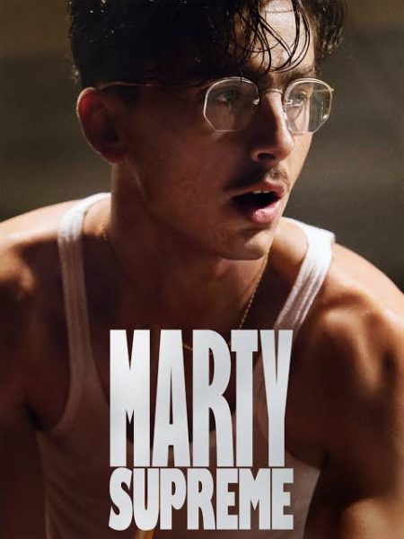 Timothée Chalamet stars as Marty Supreme, a charismatic figure chasing ambition at any cost.