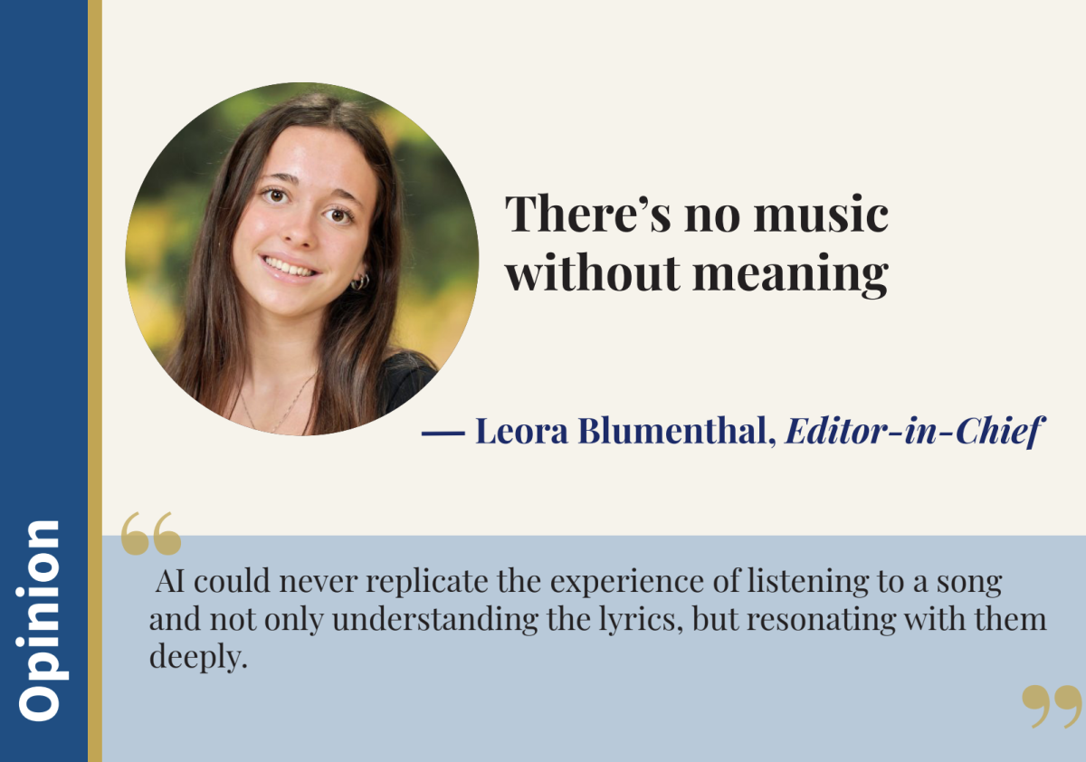 Opinion: There's no music without meaning