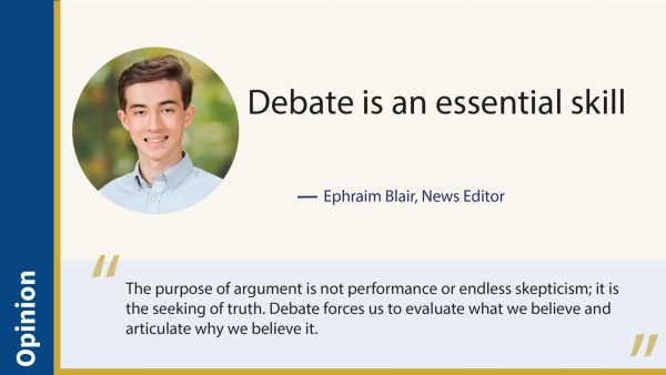 Debate is an important life skill in today's society. 
