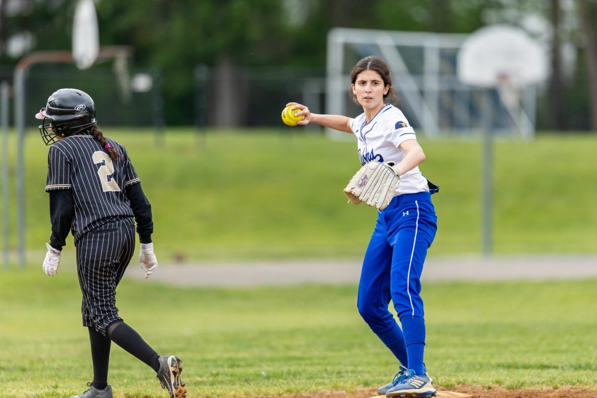 Junior and captain Yarden Wilkenfeld prepares to throw the ball. 
